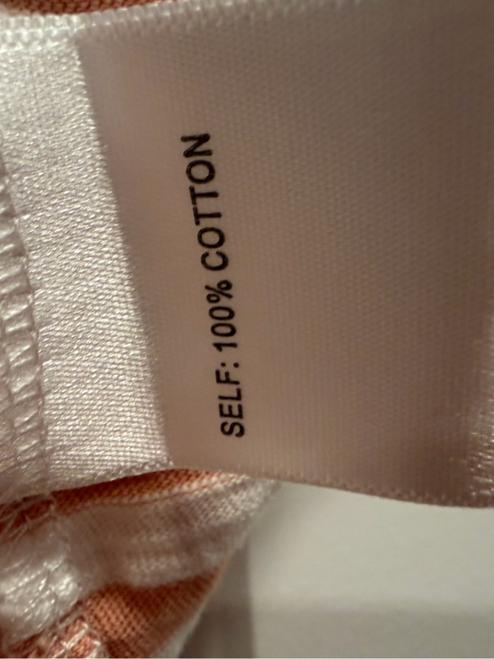 Jane & Delancey Striped Puff Sleeve Tee - Peach & White - Picture 4 of 6